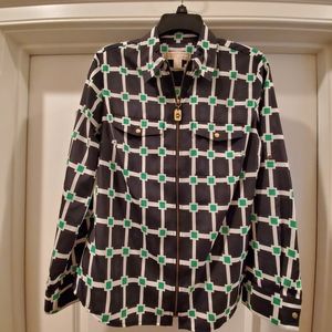 MICHAEL KORS DOG TAG ZIP TOP - MEDIUM